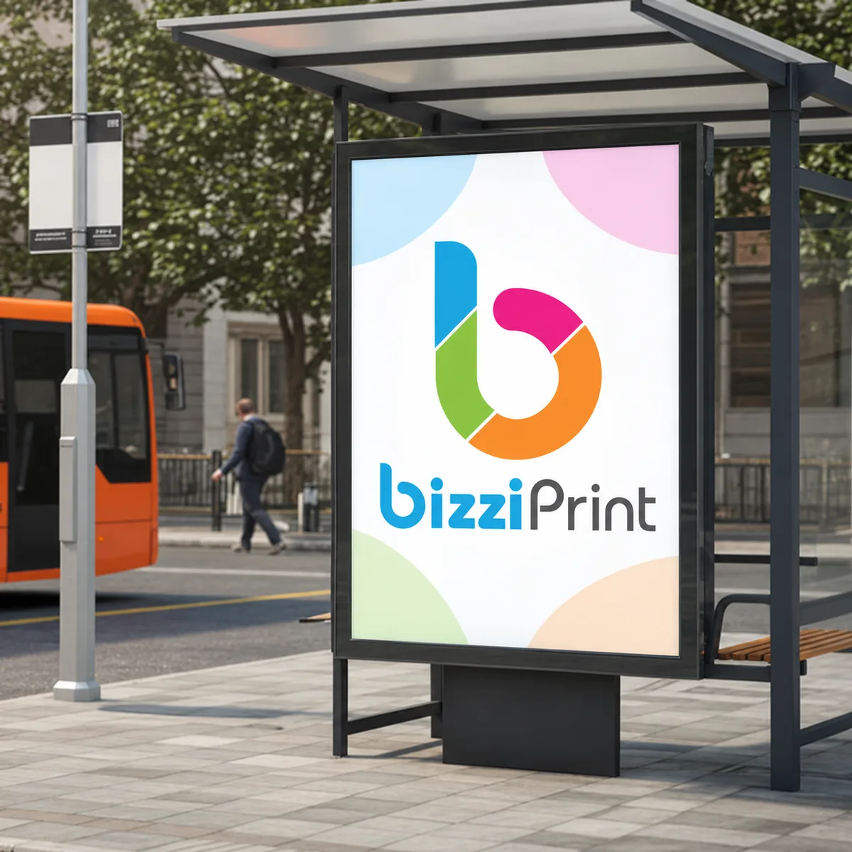 Affiches publicitaires personnalisées – Papier brillant 135 g/m²